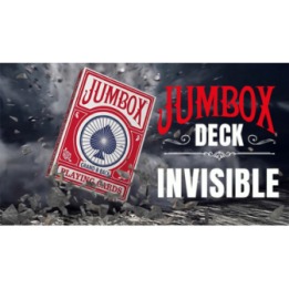 Jumbox Invisible Deck (Red) by Magic Dream