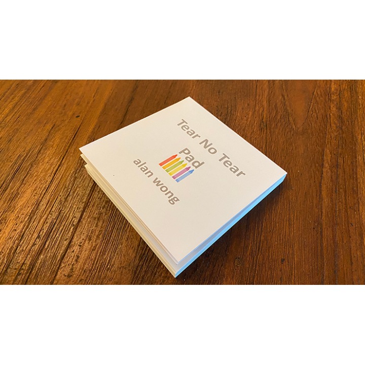 No Tear Pad (Small, 3.5 X 3.5, Tear/No Tear Alternating) by Alan Wong