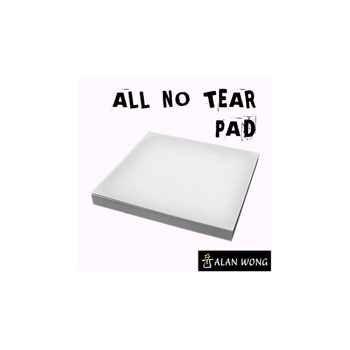 No Tear Pad (Small, 3.5 X 3.5, All No Tear) by Alan Wong