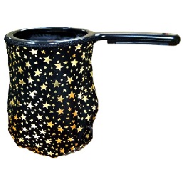 Change Bag Stars (Black/Gold Stars/Black Rim) by Bazar de Magia