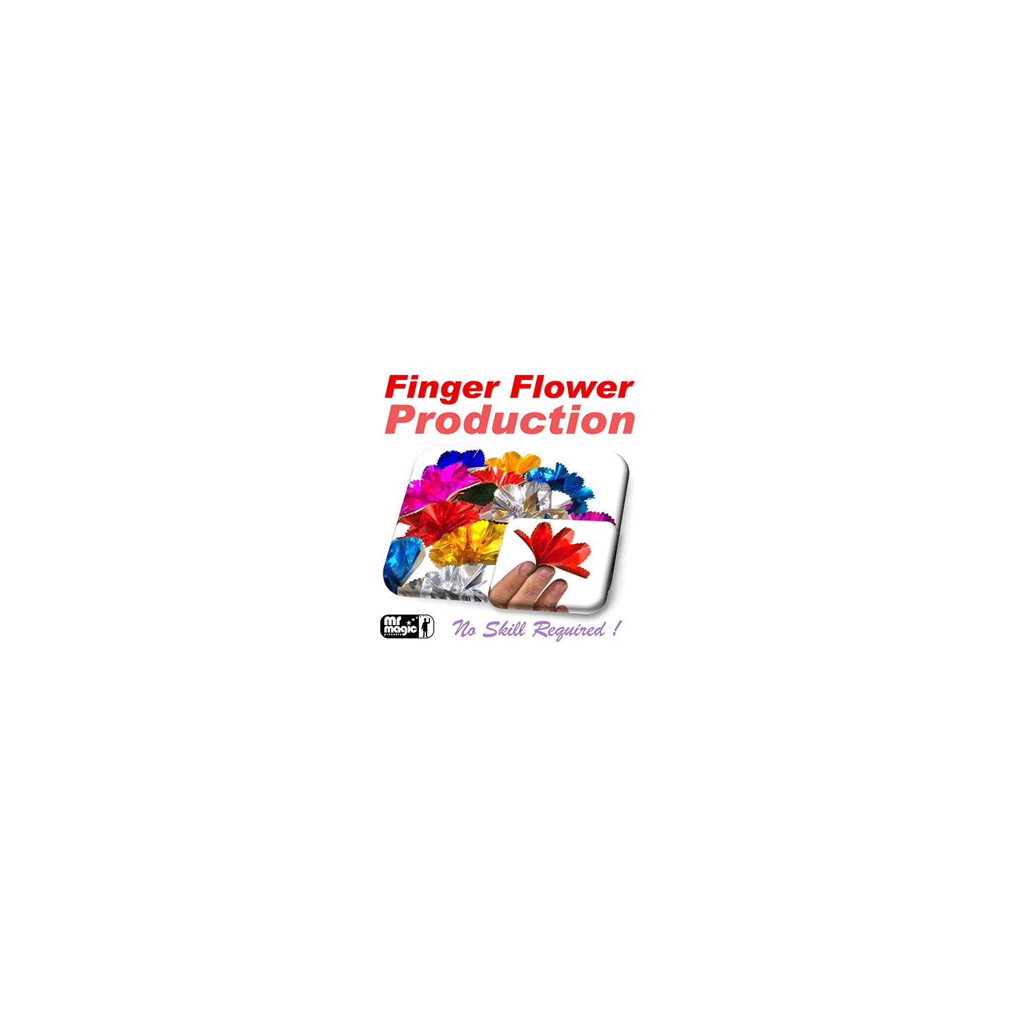 Finger Flower Production (Set of 16) by Mr. Magic