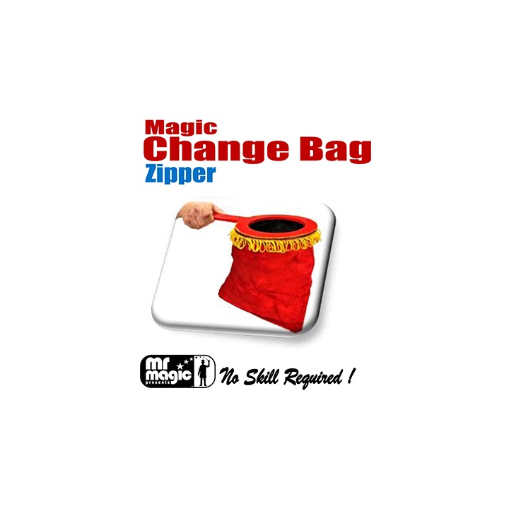 Magic Change Bag (Zipper)- by Mr. Magic