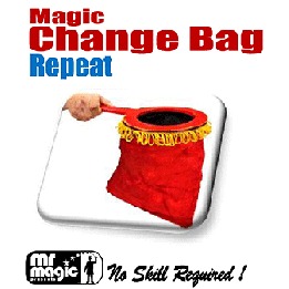 Magic Change Bag (Repeat w/ zipper)- by Mr. Magic