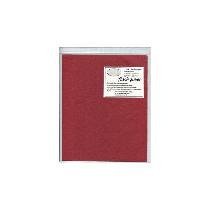 Flash Paper five pack(25x20cm) Red
