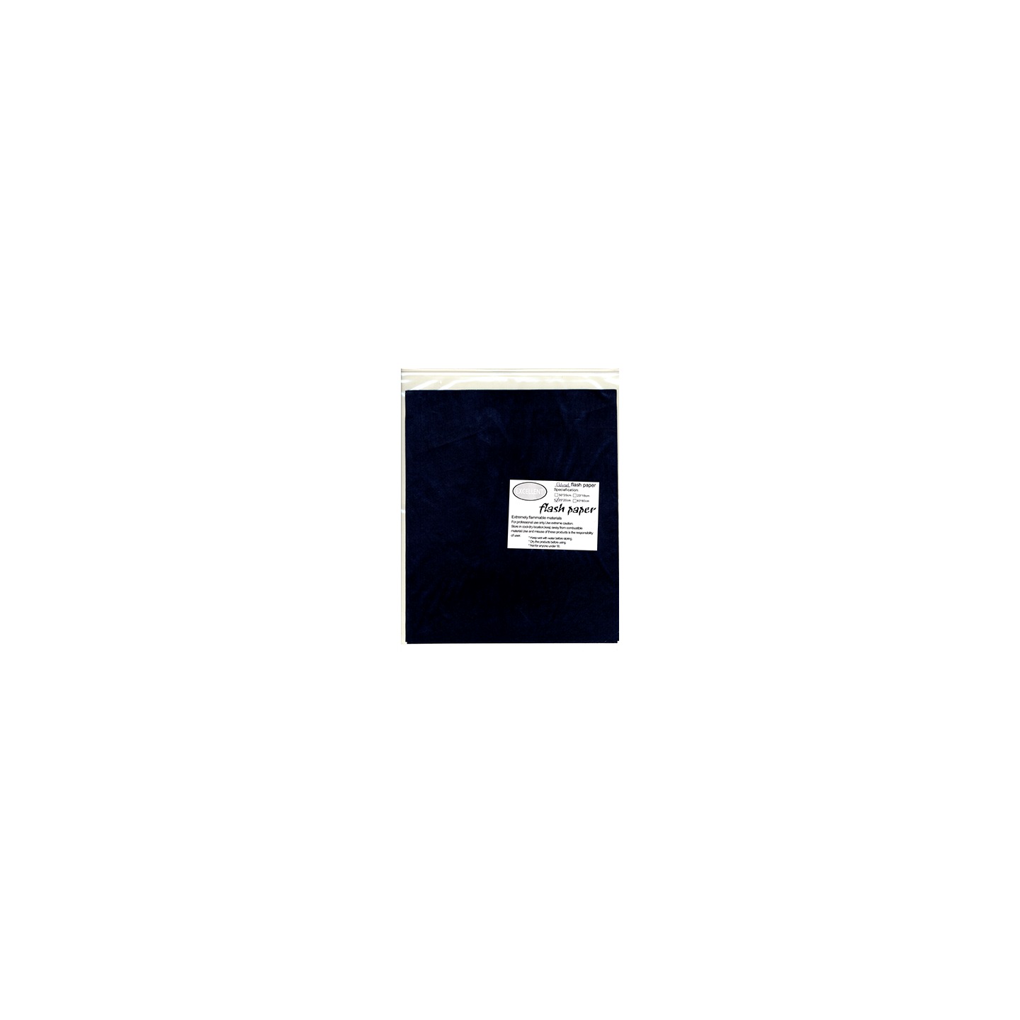 Flash Paper five pack(25x20cm) Black