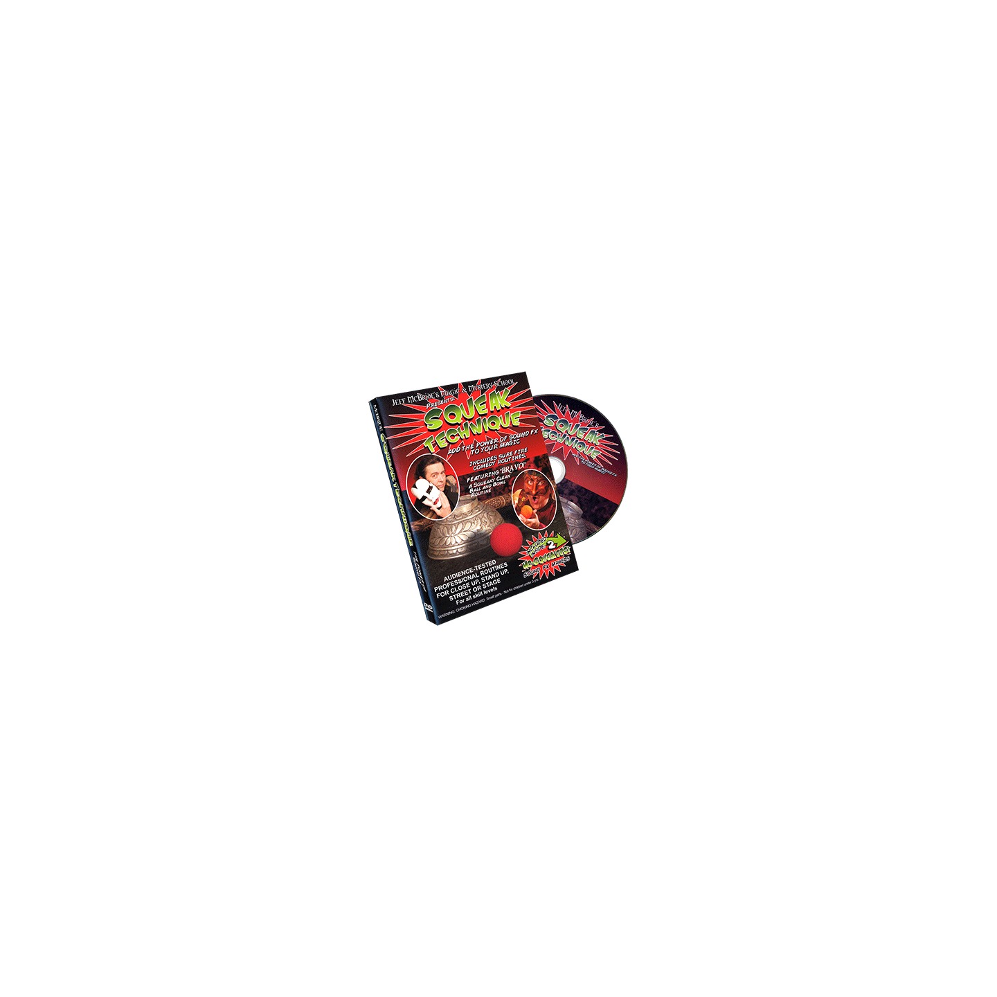 Squeak Technique (DVD and Squeakers) by Jeff McBride - DVD