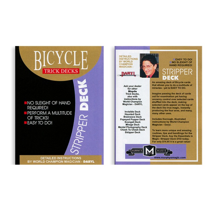 Stripper Deck Mandolin Bicycle (Red)