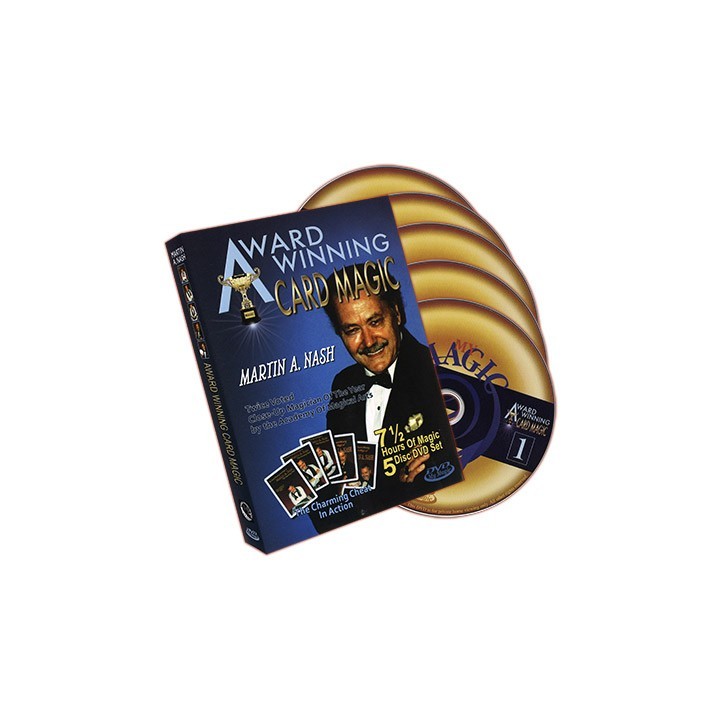 Award Winning Card Magic (5 DVD Set) by Martin Nash - DVD