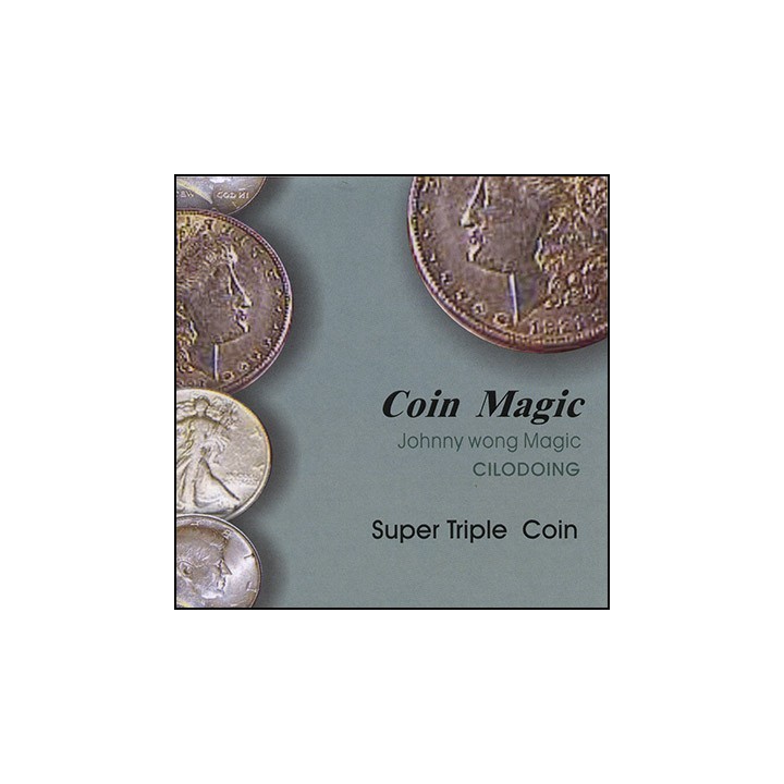 Super Triple Coin (with DVD) by Johnny Wong