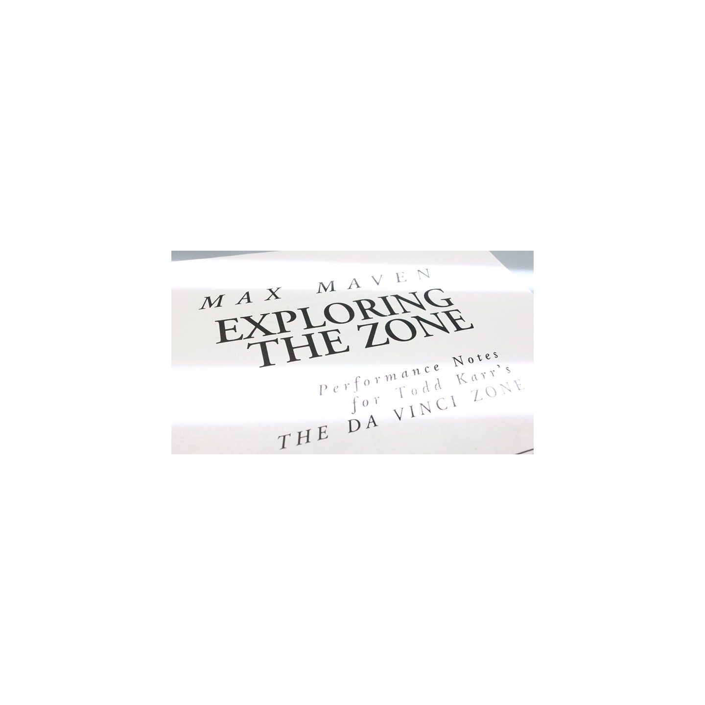 Max Maven's Exploring the Zone and The Da Vinci Zone