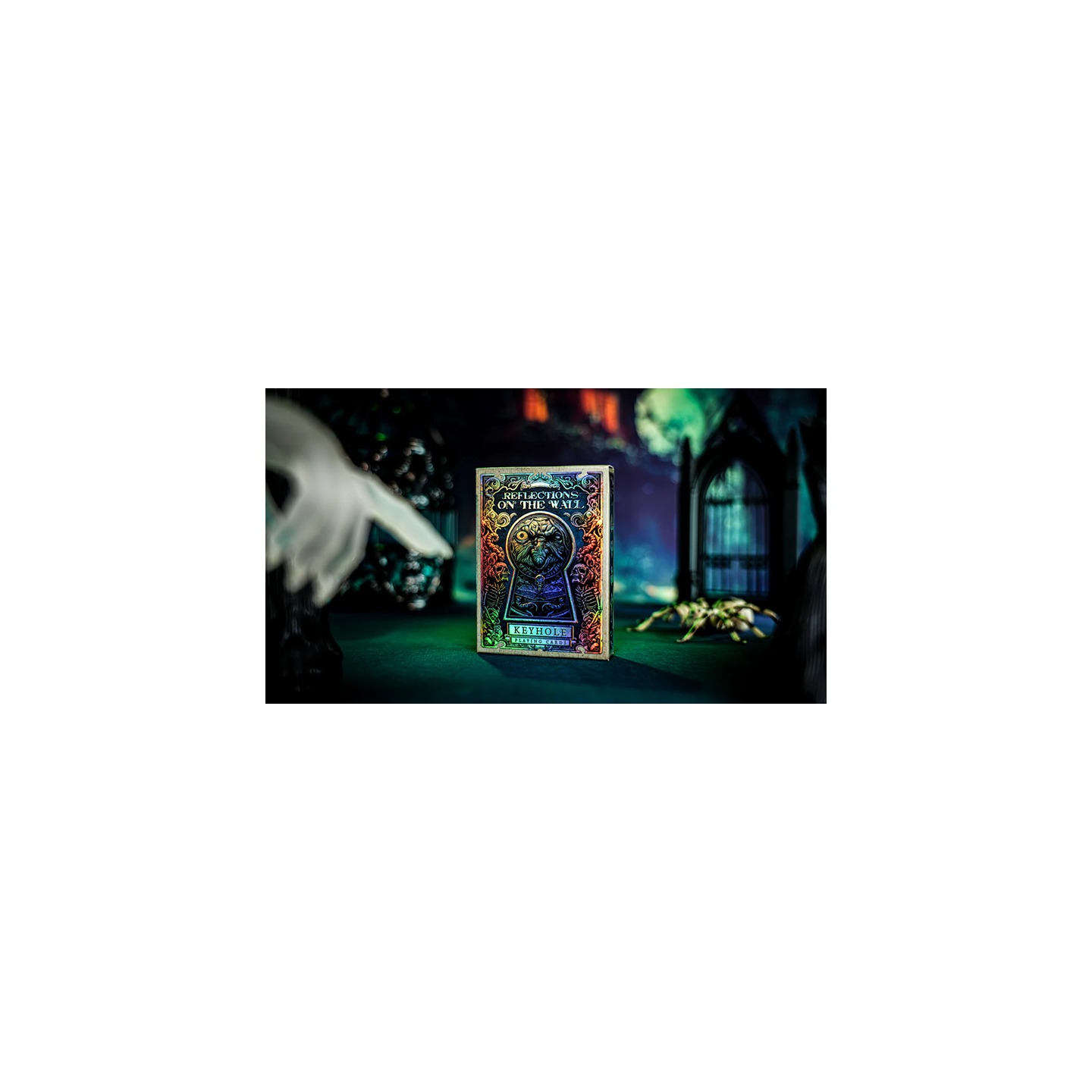 Keyhole Reflections on the Wall Playing Cards by Fashion TCC