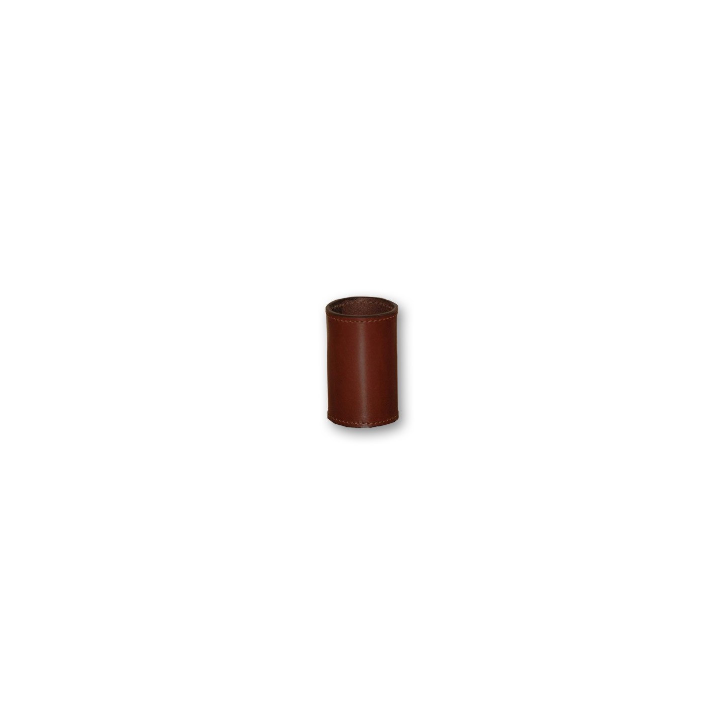 Leather Coin Cylinder (Brown, Dollar Size) - Tricks