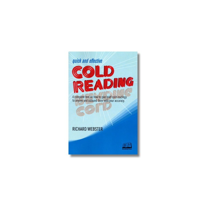 Quick and Effective Cold Reading by Richard Webster - Book