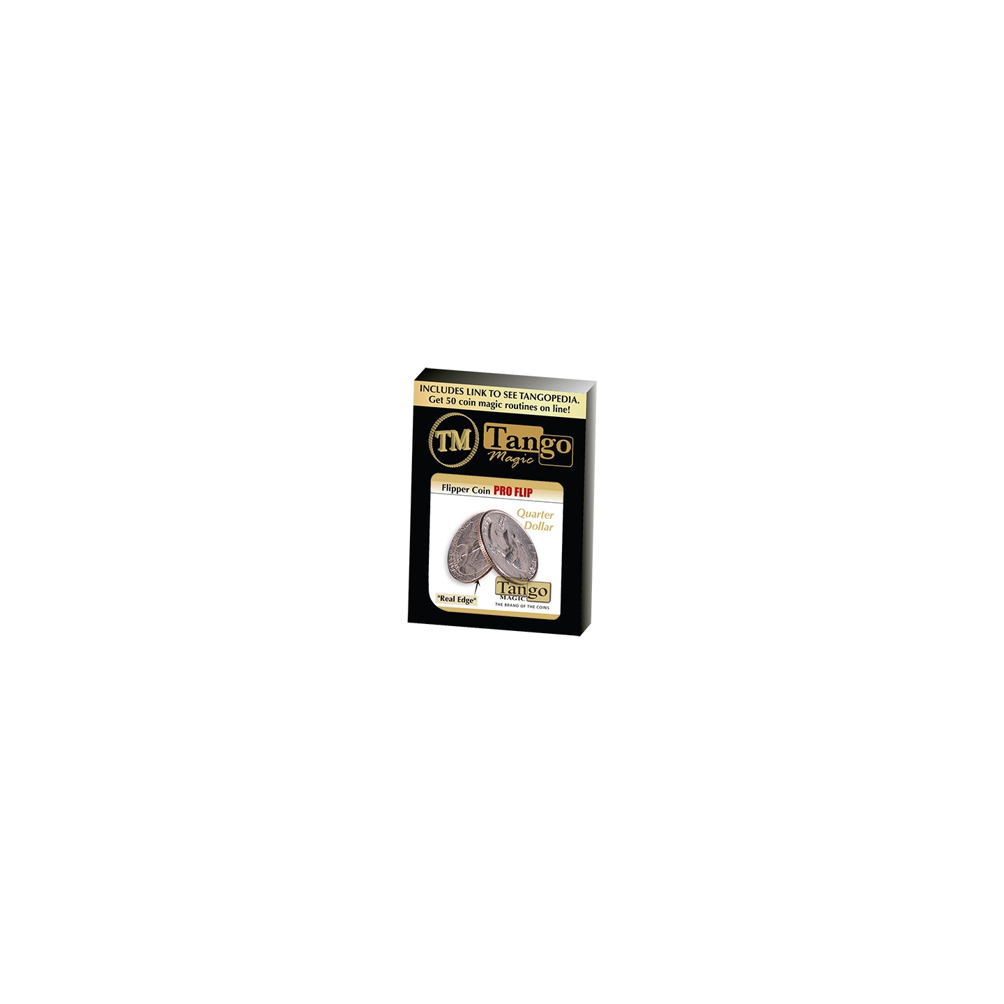 Flipper coin Pro Flip Quarter dollar (D0105) by Tango