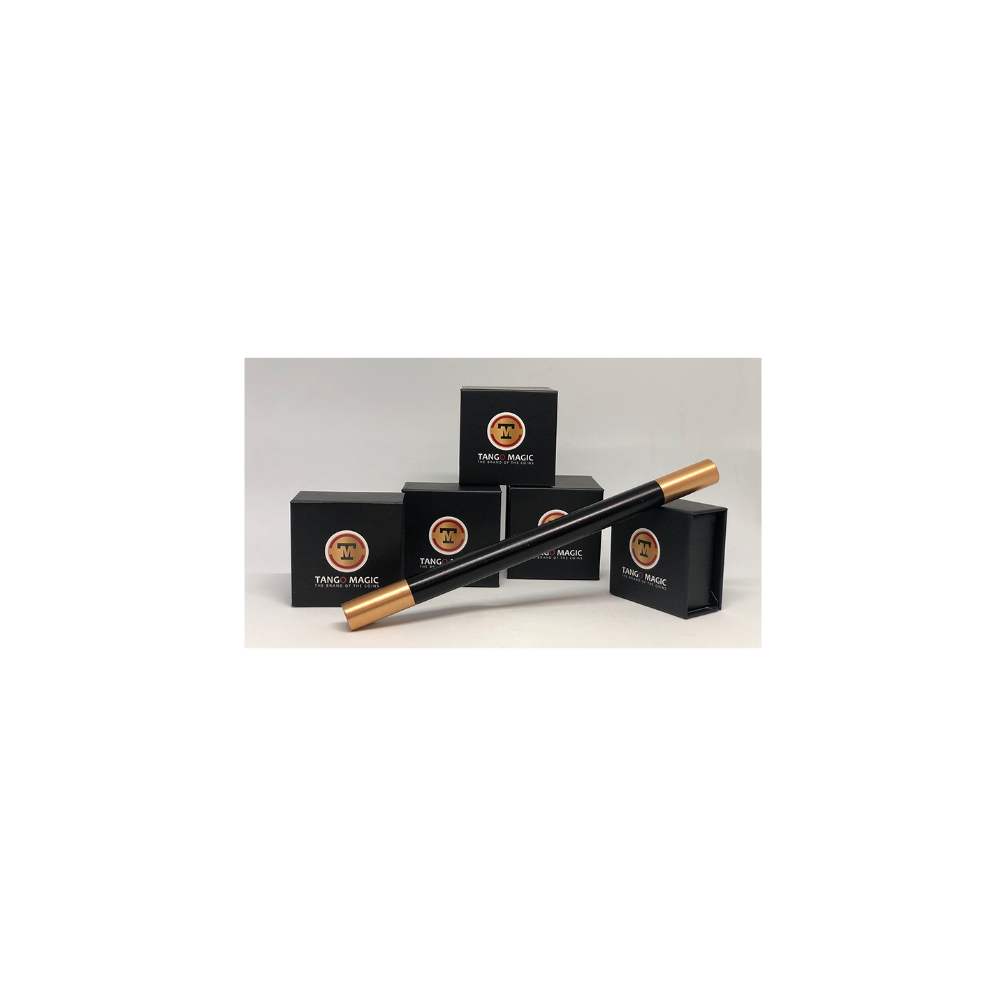 Mini Magic Wand in Black (W004) (with gold tips) by Tango