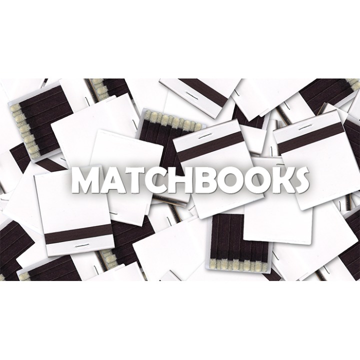White matchbooks (Box of 50)