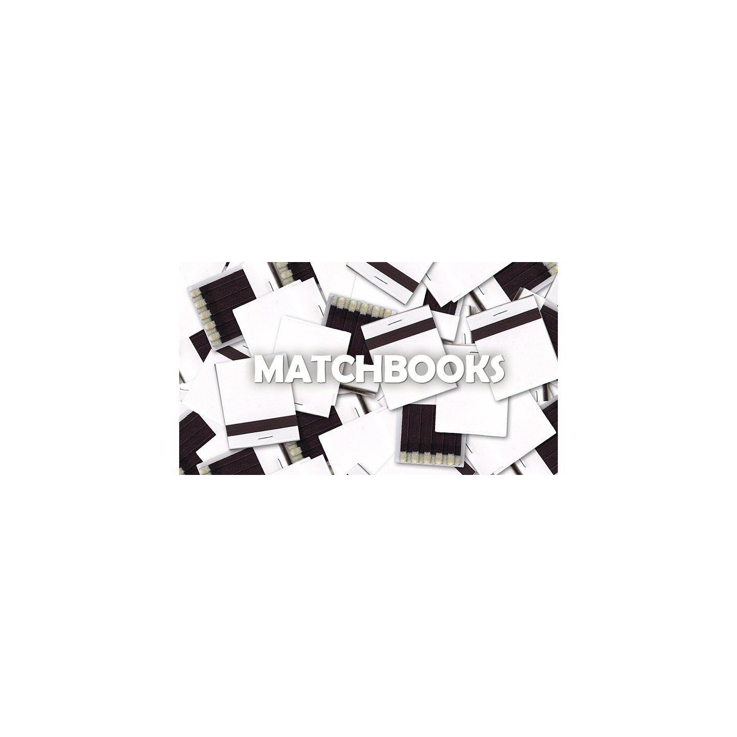 White matchbooks (Box of 50)