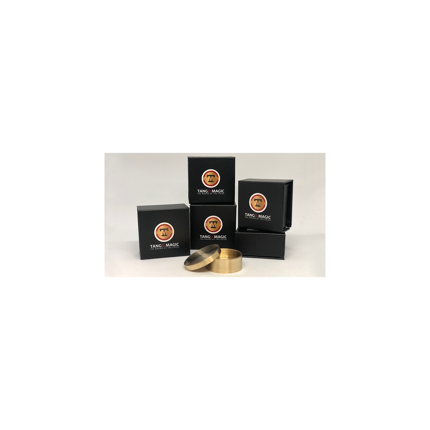 Slot Okito Coin Box Brass Half Dollar (B0019) by Tango