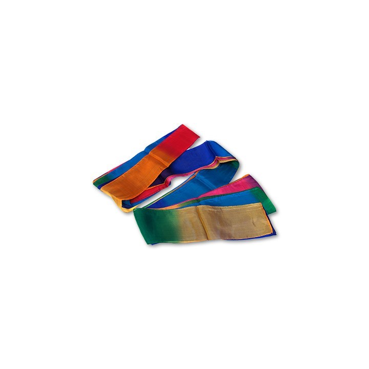 Multicolor Silk Streamer 4 inch by 50 feet by Magic by Gosh