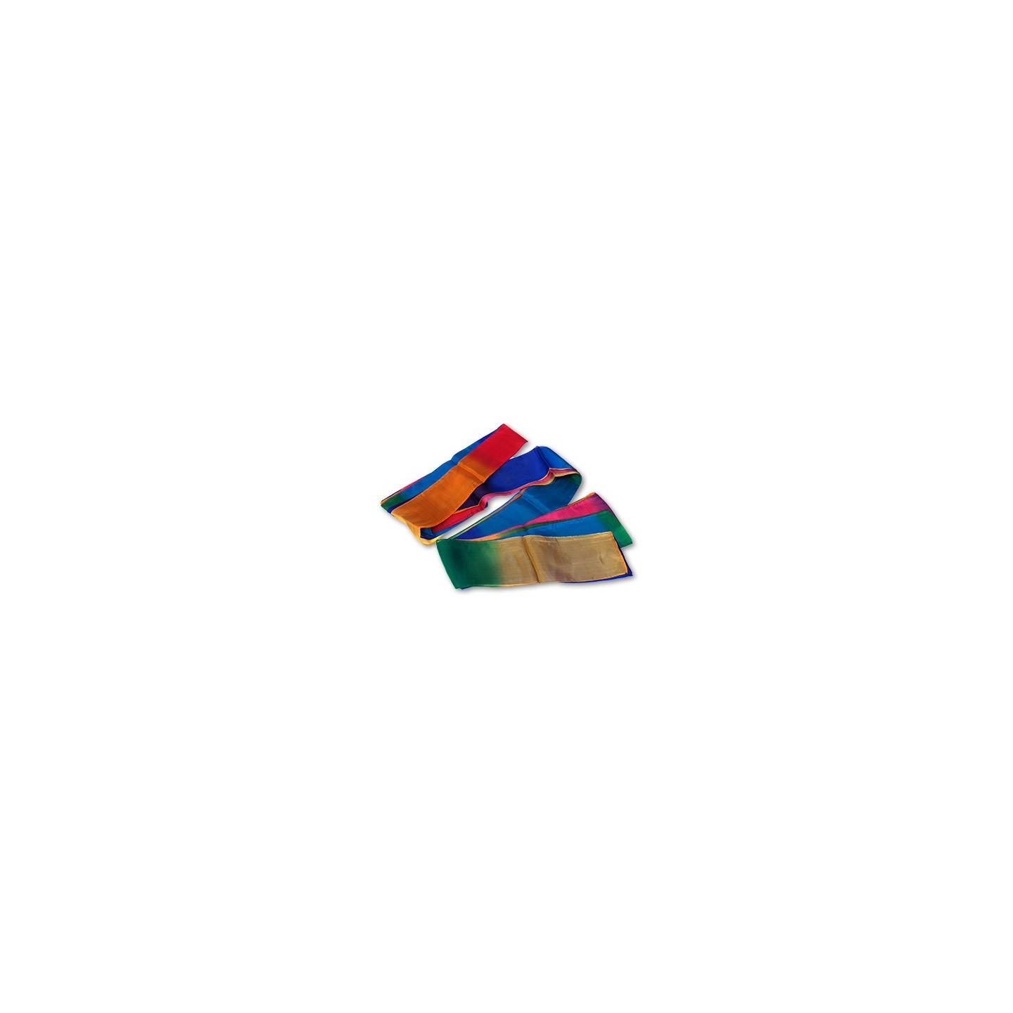 Multicolor Silk Streamer 4 inch by 50 feet by Magic by Gosh
