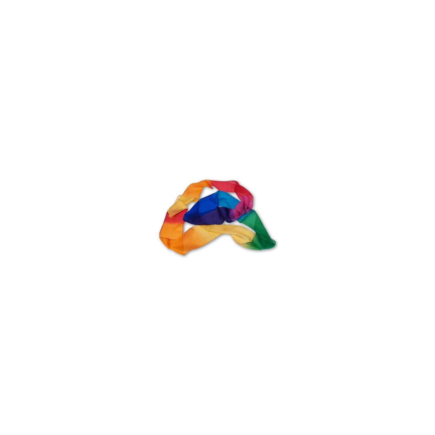 Multicolor Silk Streamer 4 inch by 9 feet from Magic by Gosh