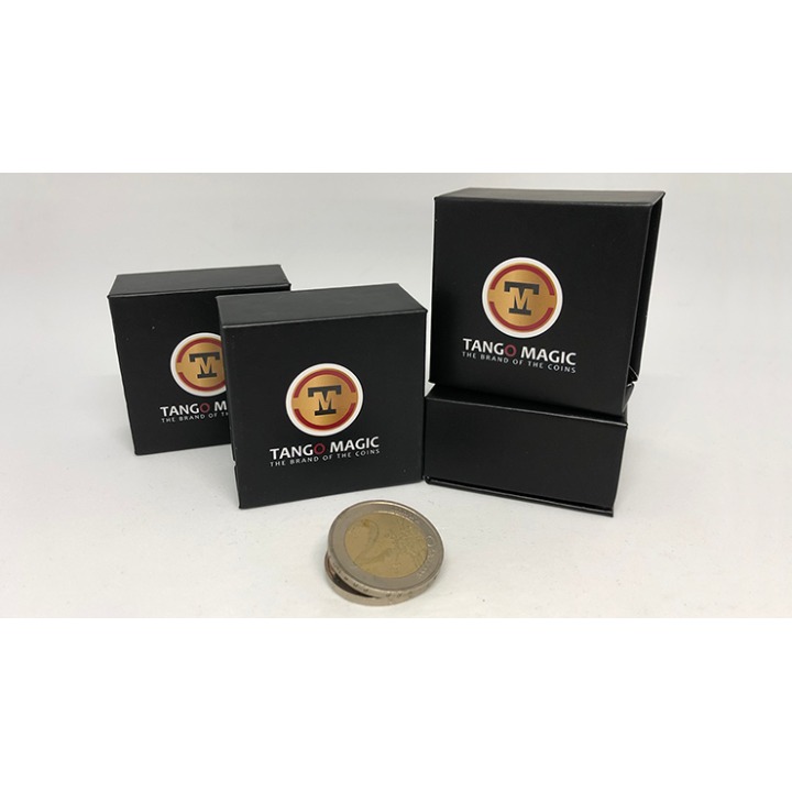 Expanded Shell Coin - (2 Euro, Steel Back) by Tango Magic - Trick (E0065)