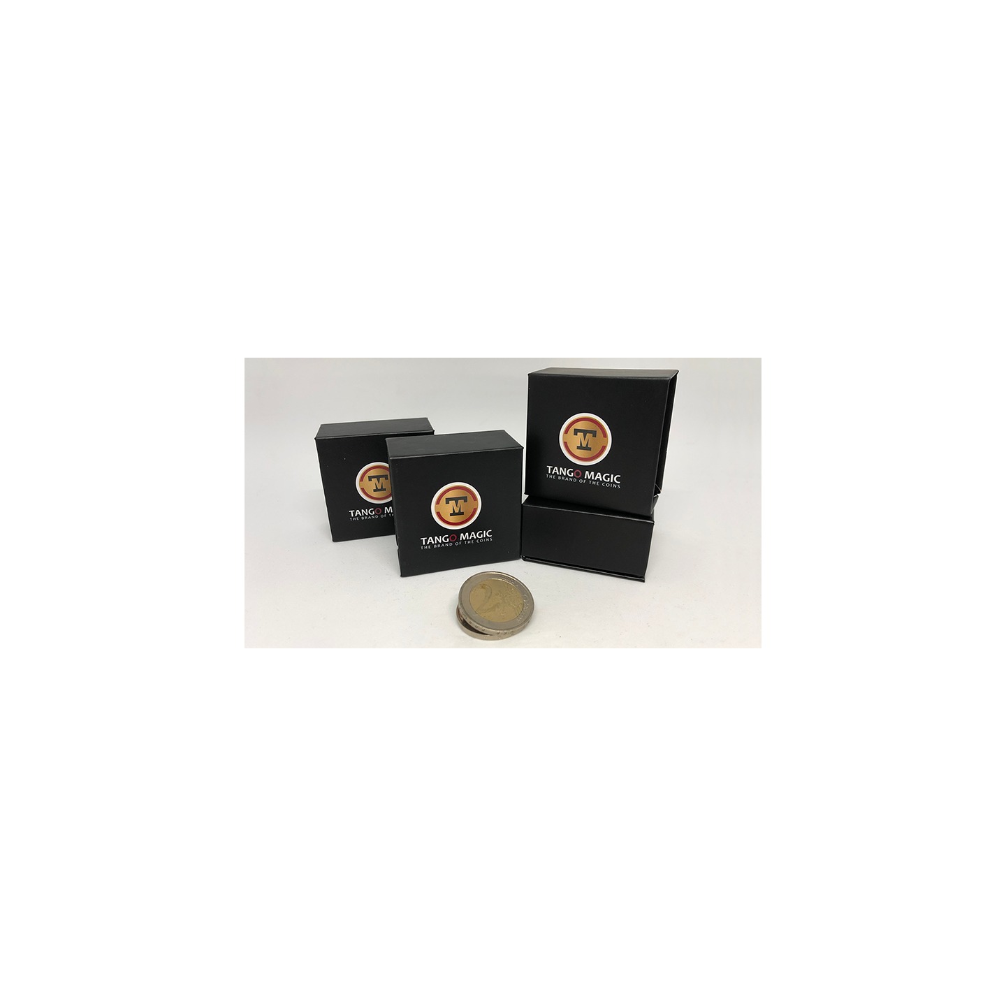 Expanded Shell Coin - (2 Euro, Steel Back) by Tango Magic - Trick (E0065)