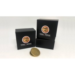 Expanded Shell Coin (50 Cent Euro, Steel Back) by Tango Magic - Trick (E0005)