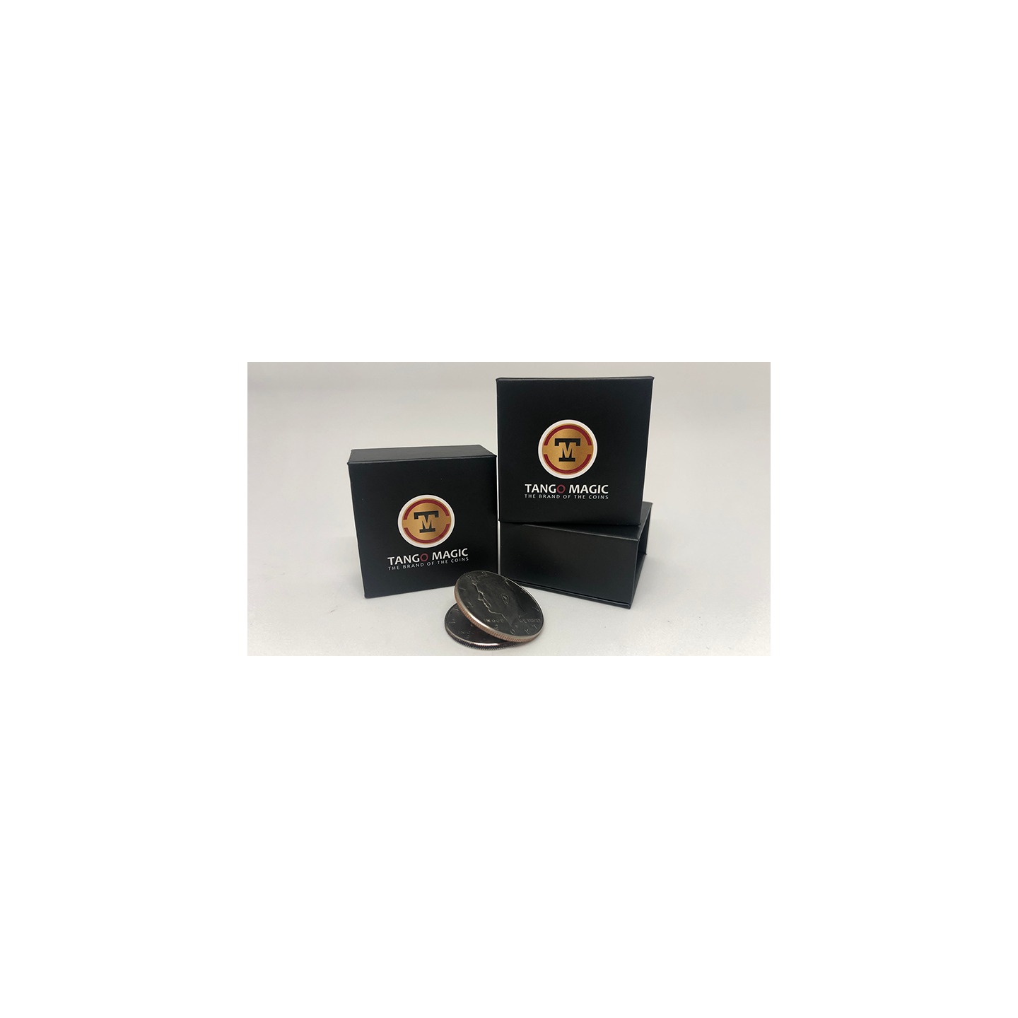 Expanded Shell Coin (Half Dollar) (D0007)(Steel Back) by Tango Magic