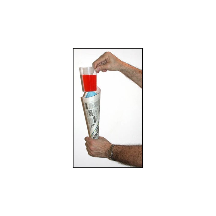 Comedy Glass in Paper Cone by Bazar de Magia