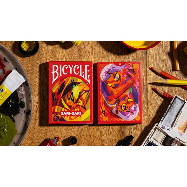 Bicycle Sari Sari (Code Red Edition) Playing Cards