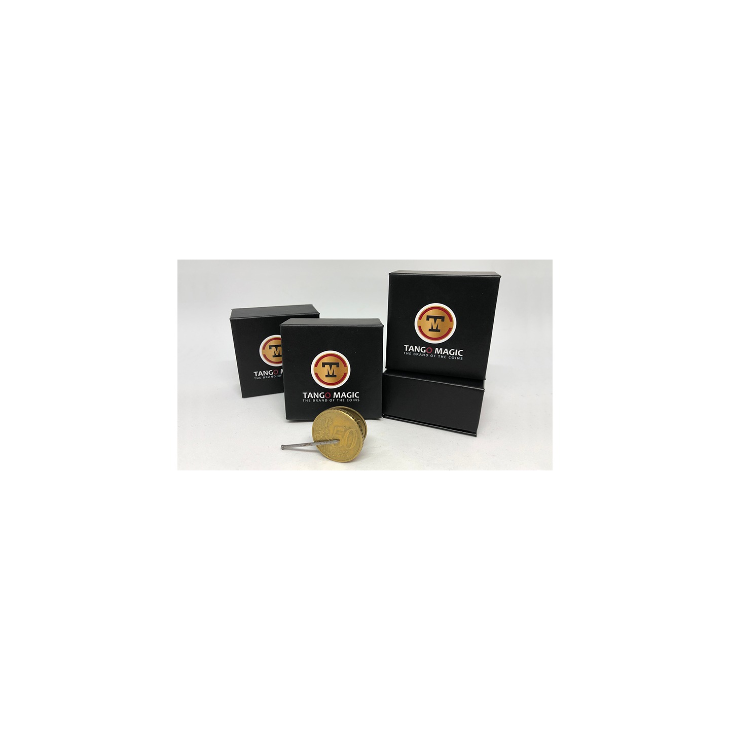 Magnetic Flipper Coin E0033 (50 Cent Euro) by Tango