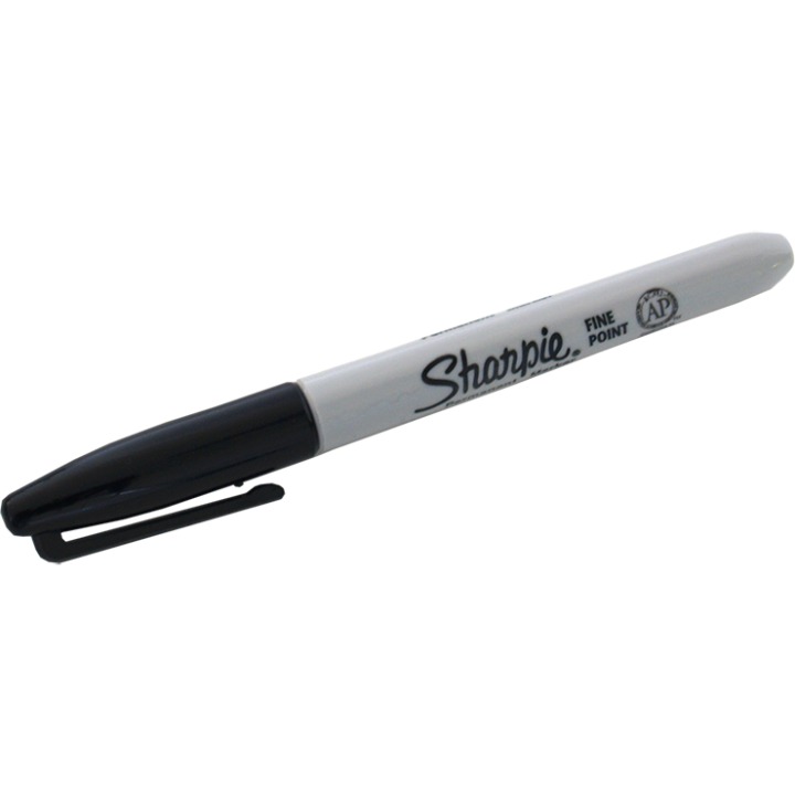 (Ungimmicked) Fine-Tip Sharpie (Black) box of 12 by Murphy's Magic Supplies
