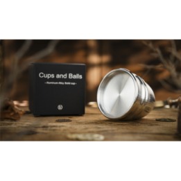 Aluminum Alloy Cups and Balls Matching Solid Cup by TCC Magic