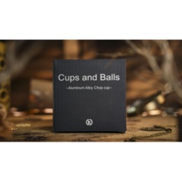 Aluminum Alloy Cups and Balls Matching Chop Cup by TCC Magic
