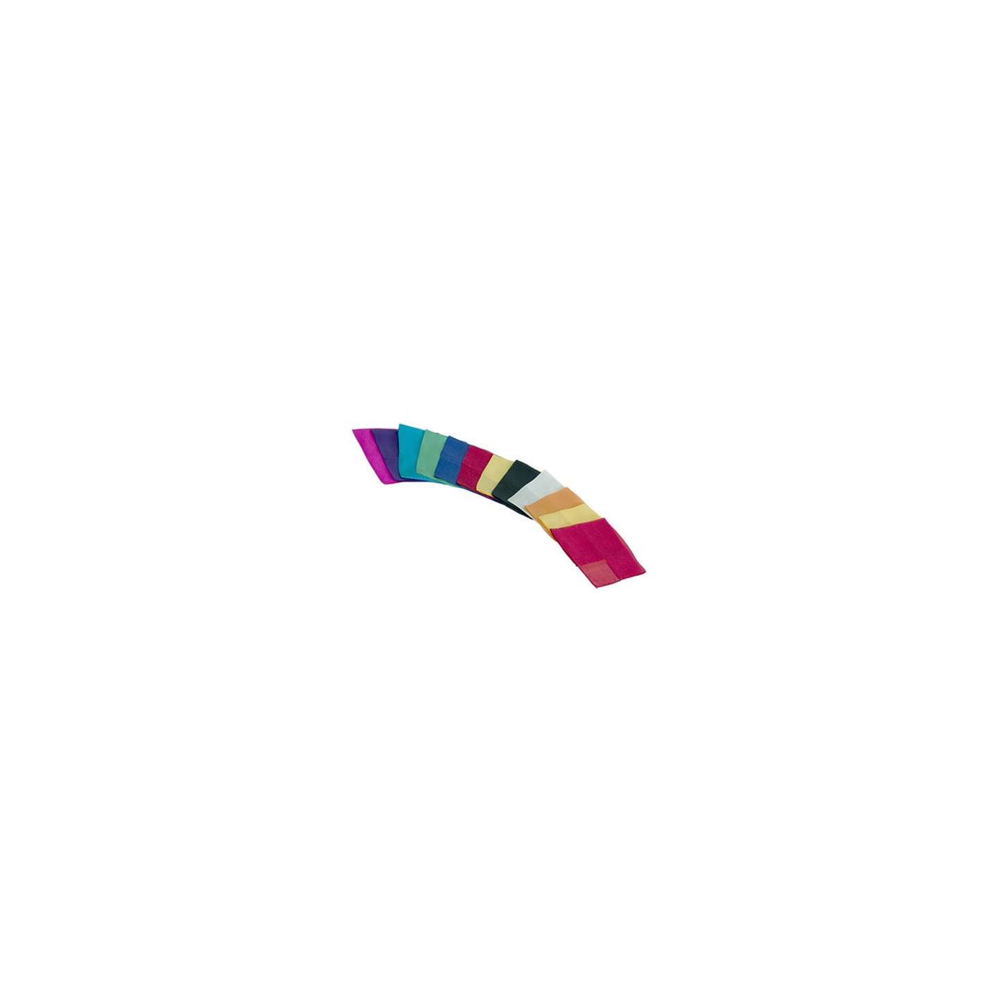 Silks 9 inch 12 Pack (Assorted) Magic by Gosh