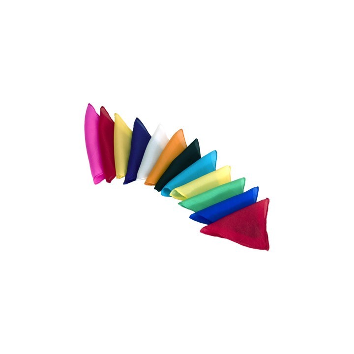 Silks 6 inch 12 Pack (Assorted) Magic by Gosh