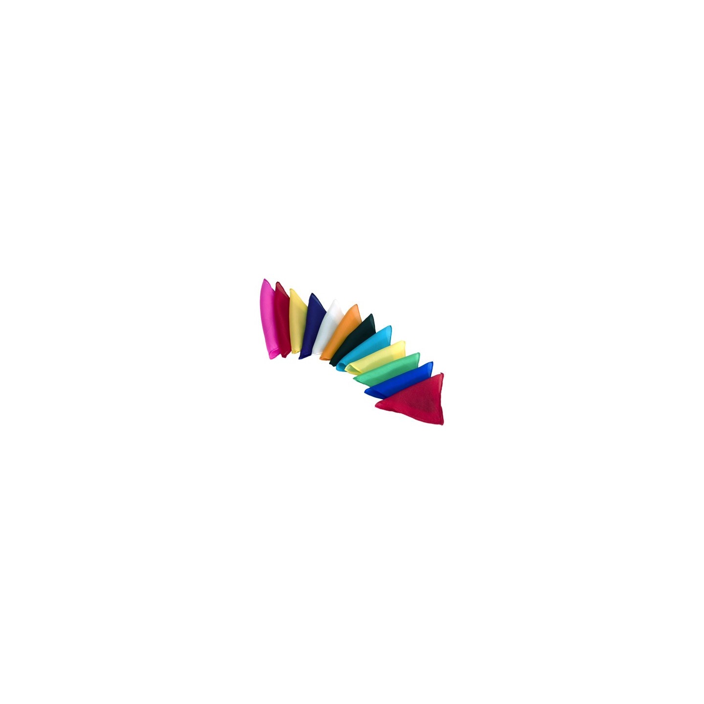 Silks 6 inch 12 Pack (Assorted) Magic by Gosh