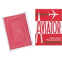 Cards Aviator Poker size (Red)
