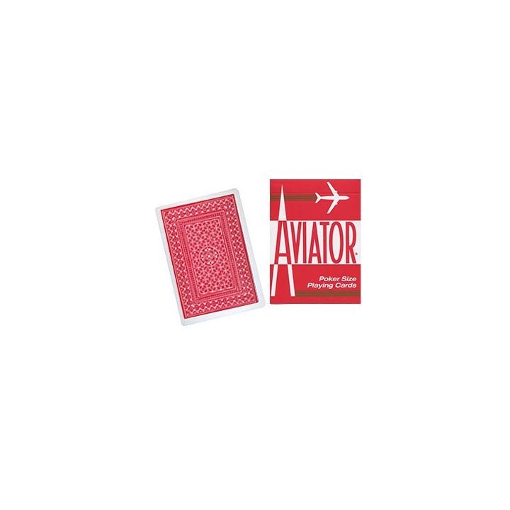 Cards Aviator Poker size (Red)