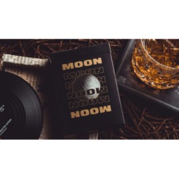 Moon (Black) Playing Cards