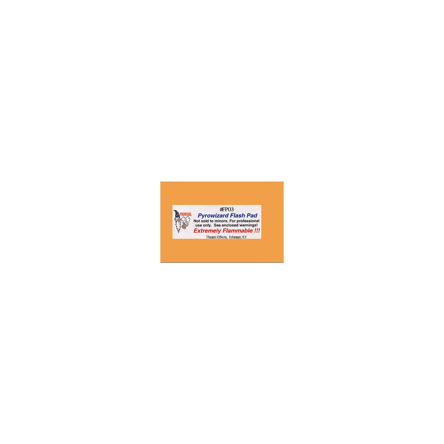 Theatre Effects Pyrowizard™ Flash Paper Sheets - 2"x3" 20 sheets