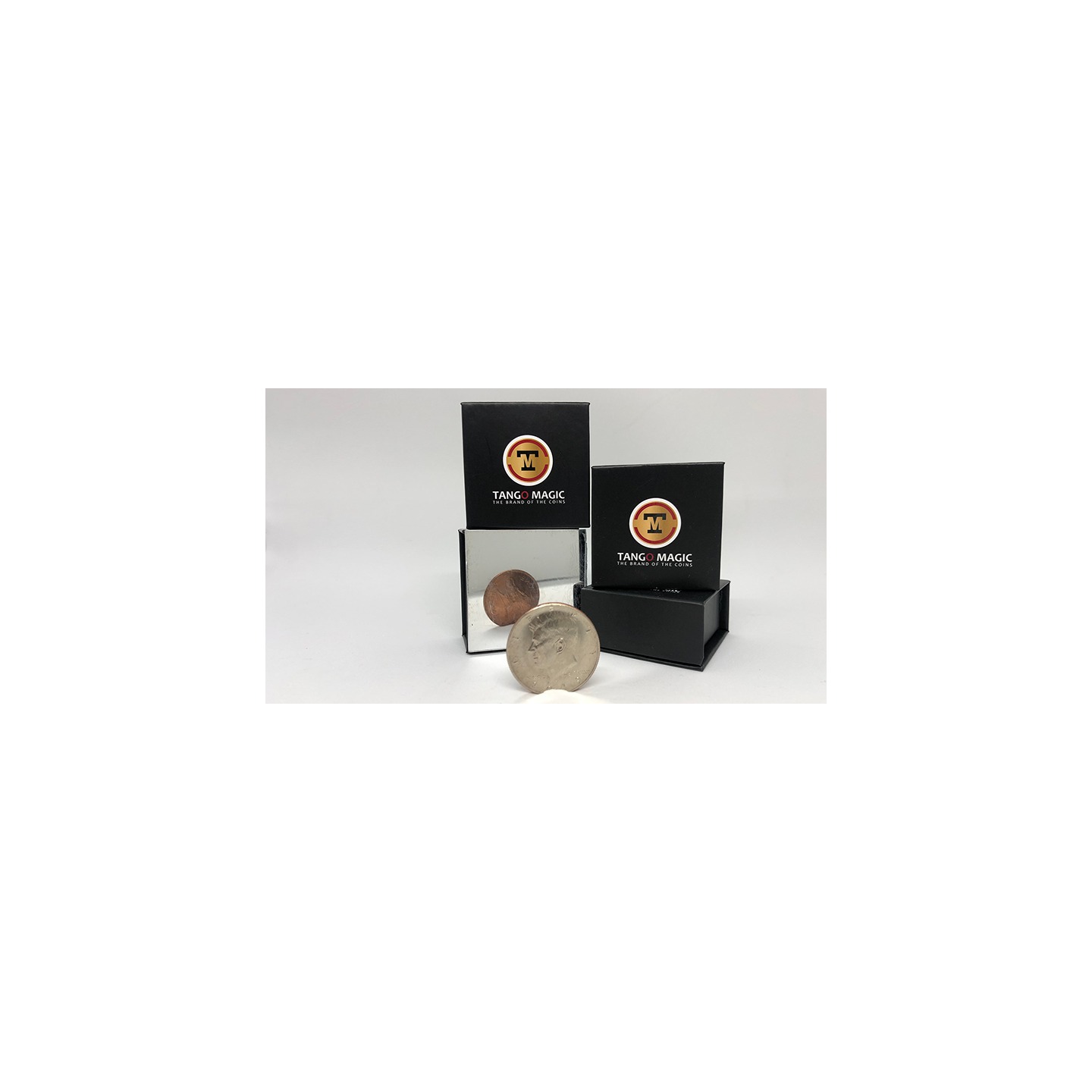 Copper Silver Coin (Half Dollar/English Penny) (D0060) by Tango