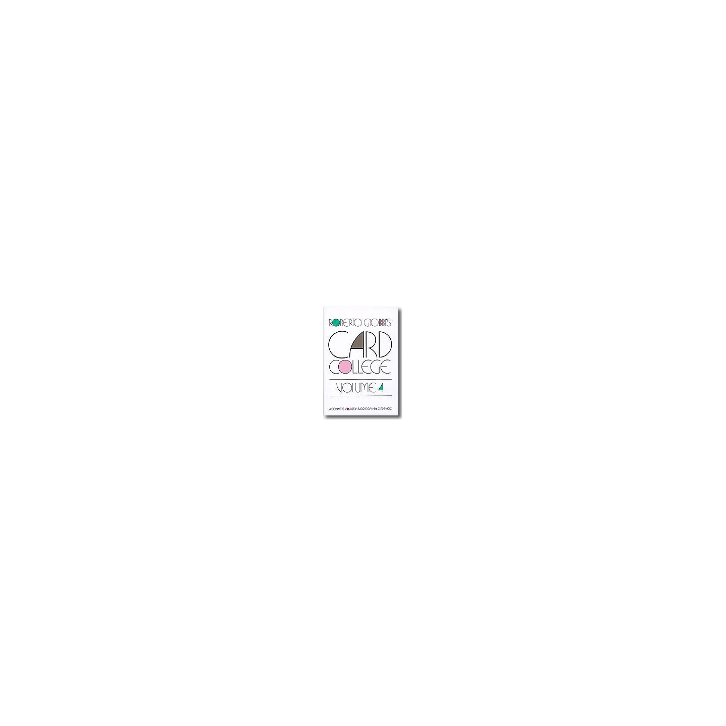 Card College Volume 4 by Roberto Giobbi - Book