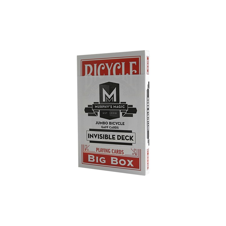 Jumbo Invisible Deck Bicycle (Red)