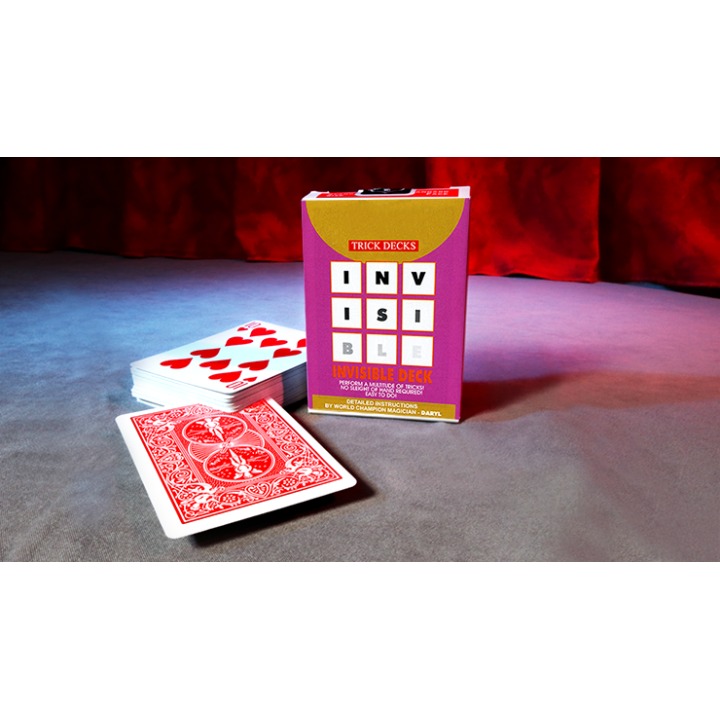 Invisible Deck Bicycle (Red)