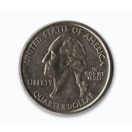 Quarter Dollar Coin Normal one roll of 40 coins