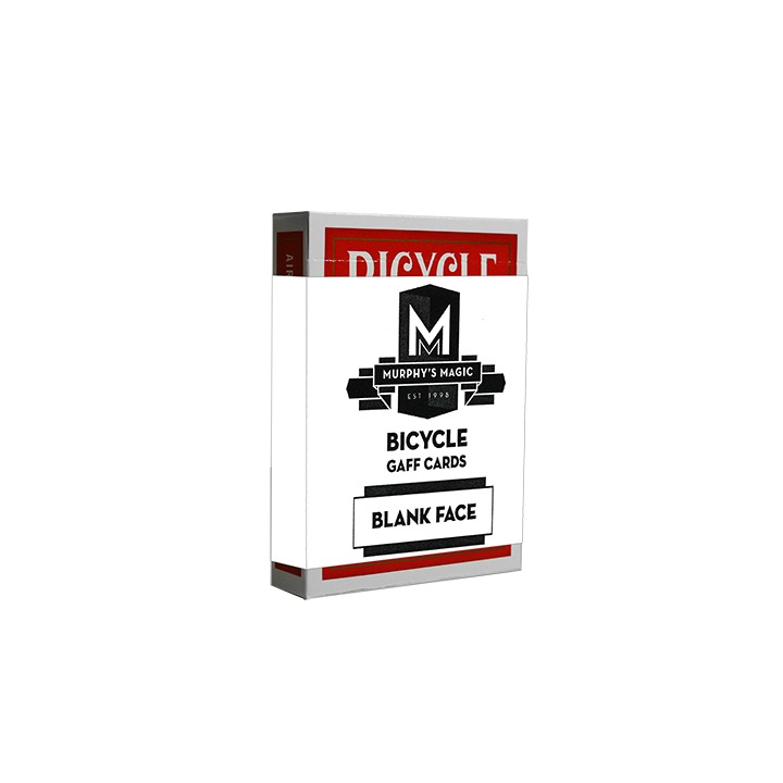 Blank Face Bicycle Cards (Red)