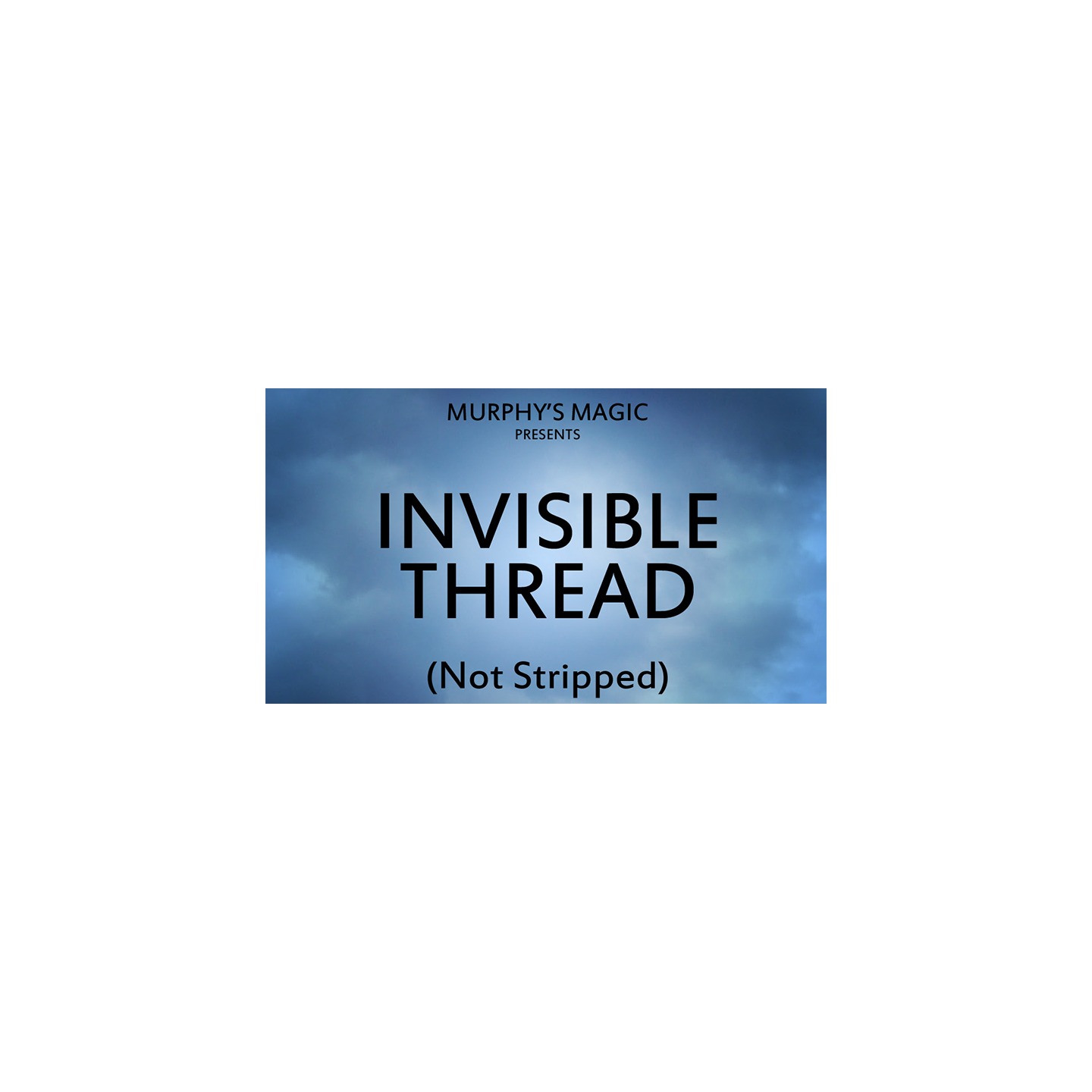 Invisible Thread Not Stripped