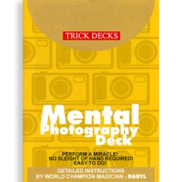 Mental Photo Deck Bicycle (Red)
